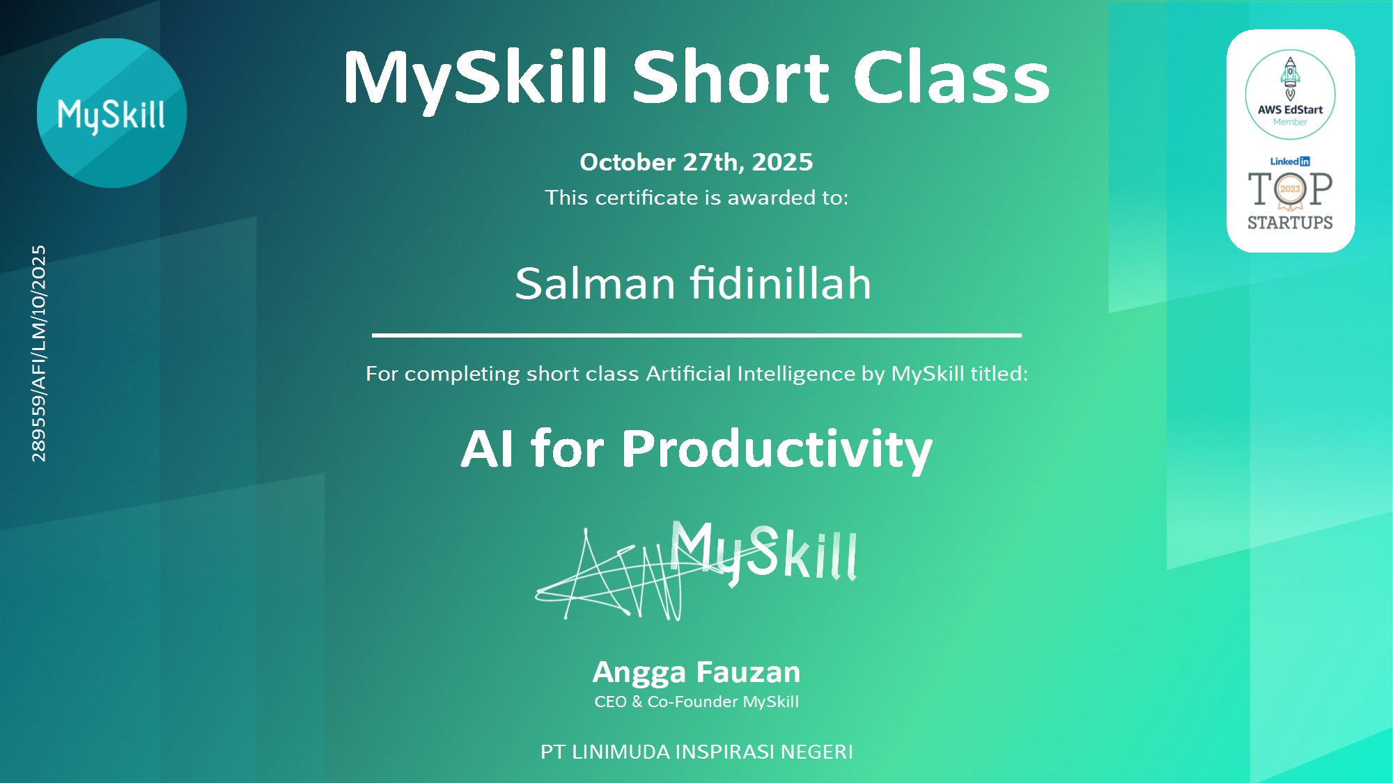 MySkill AI for Productivity